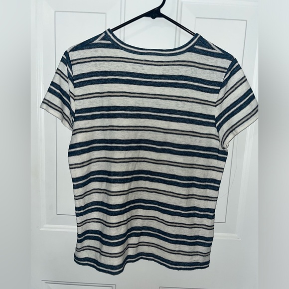 Madewell LIKE NEW Women’s Hifi Shrunken Tee - Vonda Stripe - Medium - Picture 3 of 7